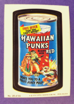 Topps Wacky Packages Hawaiian Punks Puzzle Back 1979 3rd Series 28 Of 66 - $37.61