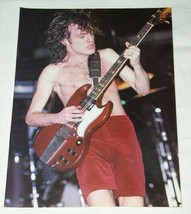 AC/DC ANGUS YOUNG VINTAGE CIRCUS MAGAZINE PHOTO 1983 - $16.99