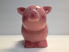 Pink Pig Piggy Bank Porcelain/Ceramic - £11.38 GBP