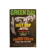 Verde Giorno Poster 2002 Cardiff Castle Iggy Pop Concerto - $90.90