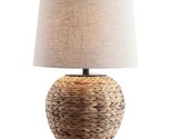 Alaro 24.5&quot; Banana Leaf Basket Led Table Lamp Coastal Cottage Industrial... - $154.84