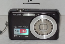 Casio Exilim EX-Z1080 10.1MP Digital Camera - Black Tested Works - £59.34 GBP