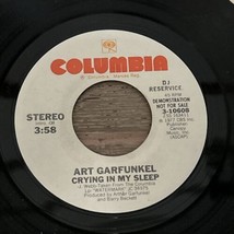 Art Garfunkel Crying In My Sleep Promo 45 7&quot; Pop Rock Record Vinyl Records 1977 - £3.93 GBP