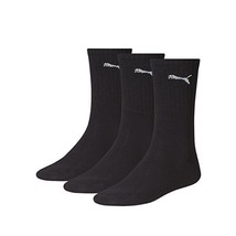 Puma Crew Sock (pack of 3), Black, UK 9-11  - £21.84 GBP