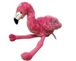 Aurora Fuzzy Pink Flamingo Handmade Plush Stuffed Animal Toy Florida Sou... - $9.87