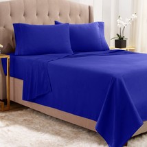 Empyrean Queen Sheets - 4 Pc Super Soft Bed Sheets Queen Size - Double Brushed M - £36.33 GBP