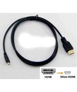 5FT 1.5M 1.4V Standard HDMI to Micro HDMI Male to Male Cable 1080p For 3... - $13.65 CAD