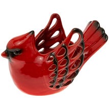 Red Cardinal UNI22790 Ceramic Jerry Tealight Candle Holder 7 L x 4 W x 5 H - $24.75