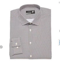 JF Ferrar Mens Spread Collar Long Sleeve Stretch Fabric Shirt 17&quot;-17 1/2... - £23.16 GBP