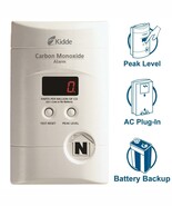 Plug-In Carbon Monoxide Alarm,Security,Resident,Siren,Battery,Sensor, Mo... - $67.90 CAD