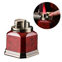 Quad Jet Flame Butane Lighter, Windproof Cigar Torch Table Ignition (sans FUEL) - £21.88 GBP