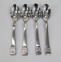 4 Place Oval Soup Spoons Oneida CADENCE 18/10 Stainless China 7 1/8&quot; - $37.95