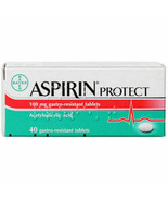 2 Pack BAYER PROTECT40+40 tablets x 100 mg  - $22.99