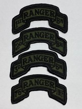 United States Army, Special Operations, Ranger Scrolls, Grouping Of 4, Subdued - £7.82 GBP