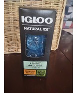 Igloo Natural Ice 1 sheet 44 cubes  Freeze &amp; Re-use Coolers Wraps *NEW - £12.38 GBP