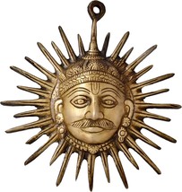 Brass Surya Sun Wall Hanging For Home Décor Quality Free Shippping Worldwide - £35.19 GBP