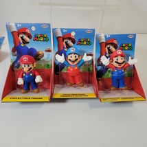 Set of 3 Super Mario Mario Figures by Jakks Pacific New in Packages - £12.69 GBP