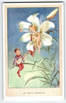 Fairies Lovers Postcard Fairy Fantasy Elfin Serenade Rene Cloke Valentine &amp; Sons - £12.69 GBP