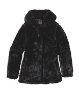 Patagonia Black Chenille Pelage High Pile Fleece Collared Jacket Girls s... - $60.84 CAD