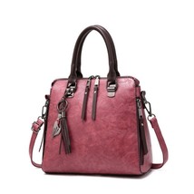 Vintage Cat Tassel Luxury Handbag Women Bags Double Zipper Crossbody Bags Should - £22.24 GBP