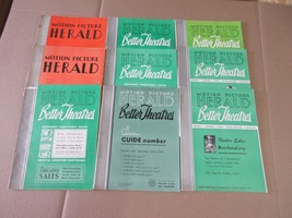 Vintage Motion Picture Herald Better Theatres Magazine Lot of 9 Magazines    10 - £289.79 GBP