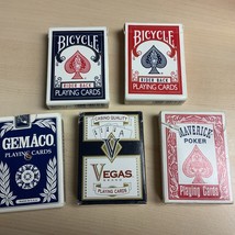 Lot of 5 decks of Casino/ Playing Cards - Assorted. Used. - £9.07 GBP