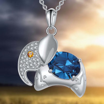 Charming Elephant Necklace Pendant  Perfect Gift Idea - £17.91 GBP