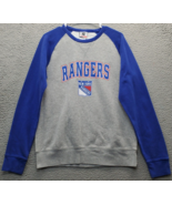 New York Rangers NHL Vtg 90&#39;s Sweatshirt Youth XL Multi Fleece Lined Cre... - $386.07 MXN