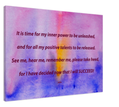 Self-Empowerment by John  28 x 40&quot; Quality Stretched Canvas Evocative Wisdom Art - £98.41 GBP