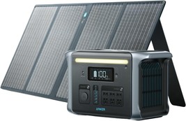 Anker 1229Wh Portable Power Station Solar Generator 100W Solar Panel for... - $2,461.99