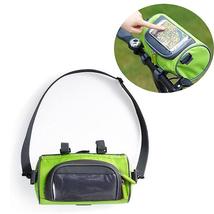 2 In 1 Bicycle Bag Handlebar Phone Holder Pouch Waterproof Mobile Phone Map Bag - £15.91 GBP