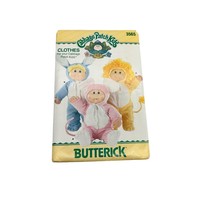 Cabbage Patch Kids Butterick Pattern 3565 Uncut Includes Iron On Transfers - $13.99
