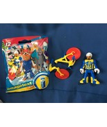 Imaginext Collectable Figure Series 12 Cyclist Bike Racer *NEW/OPENED* c1 - £8.55 GBP