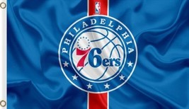 Philadelphia 76ers Custom US Flag 3X5Ft Polyester Banner USA Digital Print - $17.99