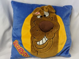 Scooby Doo Pillow 13 Inch Blue Stuffed - £11.53 GBP