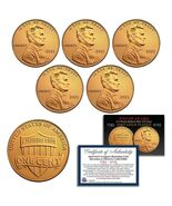 2025 US Penny Cent Uncirculated w/COA - 24K Gold Plated - Last Issue - Q... - $16.95