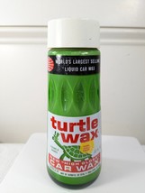 Vintage Turtle Wax High Gloss Car Glass Bottle T-127 12 Fl. Oz car auto green - $59.00