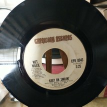 Wet Willie, Keep On Smilin&#39; / Soul Jones, 45 Capricorn CPR 0043 cleaned, tested - £3.15 GBP