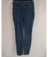 Distressed Dark Wash Adjustable Waist Jeans Girl&#39;s Size 12 - $16.38 CAD