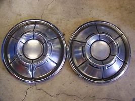 1970 71 DODGE CHARGER HUBCAPS WHEEL COVERS 14&quot; (2) CORONET CHALLENGER - $35.99