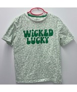 Tommy Bahama Boys T-Shirt S medium 7/8 short sleeve Wicked Lucky St Patr... - $14.85