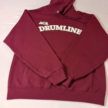 Jerzees Nublend ACA DRUMLINE Men's Red Cotton Blend Pullover Hoodie Sweatshirt M image 11