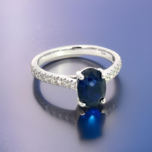 Authenticity Guarantee

Natural Sapphire Diamond Ring 6.5 14k W Gold 2.35 TCW... - £1,193.97 GBP