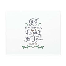  Psalm 46:5 God Is Within Her Hearts Christian Wall Art Bible Ve - £56.29 GBP+