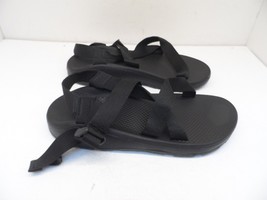 Chaco Men&#39;s Zcloud J106763 Sport Sandal Solid Black Size 12M - £33.77 GBP