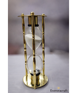 Personalized Brass Solid Hourglass Timer, 10 Minute Sand Timer, Luxury O... - $89.00