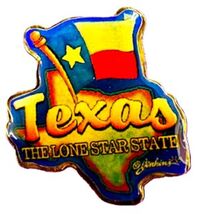 Texas The Lone Star State Hat Tac or Lapel Pin - $7.99