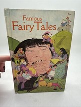 Vintage Famous Fairy Tales Whitman 1971 Illustrated by Les Gray HC Book 31 Tales - £12.69 GBP