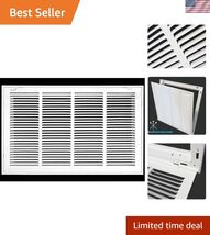 Elegant 24" x 16" Steel Return Air Filter Grille - Removable for Easy Cl... - $281.92
