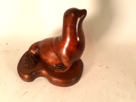Beautiful Vintage Carved Wooden Seal, Charming and Loveable! 11&quot; Tall - £50.97 GBP
